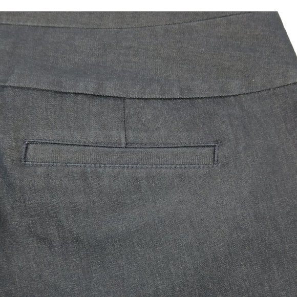 Express Brand “Editor” Dark Blue Denim Flared Leg Pants Size: 2 - Picture 5 of 8